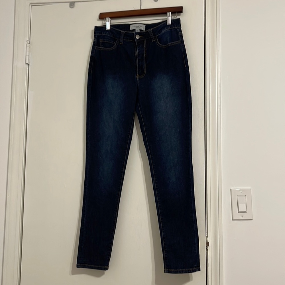 H halston high waist jeans, size 8.